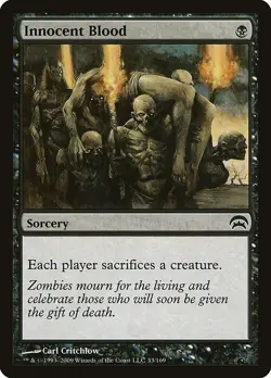 1x Innocent Blood NM Eng MTG - Planechase - Image 1