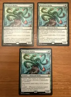 Mossborn Hydra Foundations Regular 3x Available MTG - Image 1