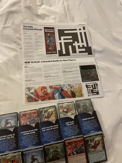 SDCC 2025 Magic Spider-Man Complete Welcome Deck Set 2x + Newspaper - Image 4