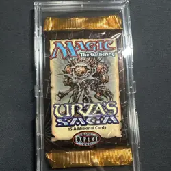 MTG Magic The Gathering Urza's Saga Booster Pack Unopened Sealed English 2 - Image 1