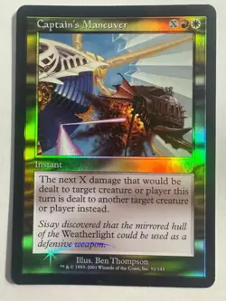 Captain's Maneuver - Apocalypse - Magic The Gathering FOIL NM/M (Never Played) - Image 1