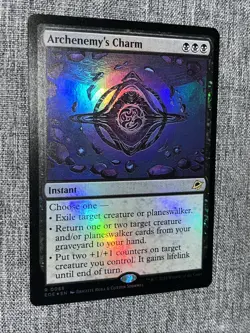 MTG Edge of Eternities EOE R Archenemy's Charm #0088 FOIL NM - Image 1
