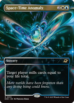 Space-Time Anomaly (BORDERLESS) #315 | Near Mint | Edge of Eternities Magic MTG - Image 1