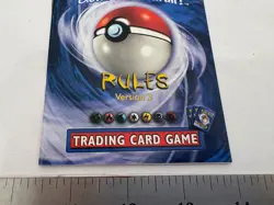 (1) Pokemon Trading Card Game "Rules Version 2" Booklet Pamphlet - Great! - Image 3