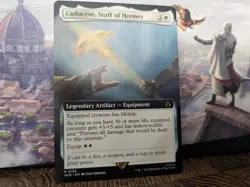 Assassin's Creed - Caduceus, Staff of Hermes - Rare - Borderless - Card #0155 - Image 1