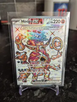 Pokemon TCG Hoopa ex Paradox Rift 226/182 Holo Ultra Rare Full Art NM/Mint - Image 1