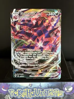 Pokemon Card Eternatus VMAX 117/189 Sword & Shield Darkness Ablaze Rare Holo NM - Image 1