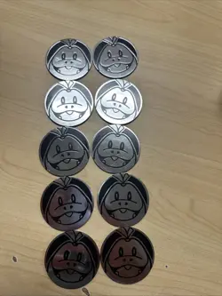 Fuecoco Silver Coin Collectible Pokemon TCG Cards Play Flip Coin Lot Of 10 - Image 1