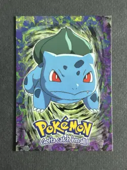 Bulbasaur Topps Pokemon #01 E1/12 1999 MP - Image 1