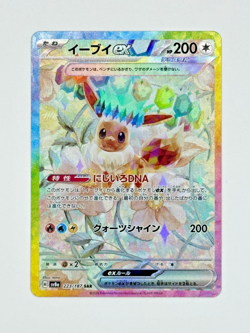 Eevee ex SAR 223/187 Terastal Festival sv8a Pokemon Card Game Japanese 2024 NM - Image 1