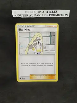 Elsa-Mina - SL04:Invasion Carmin - 96/111 - Carte Pokemon Francaise - Image 1