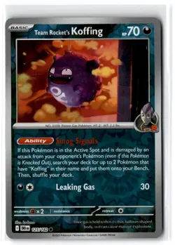 2025 Scarlet & Violet Series - Destined Rivals Team Rocket's Koffing #125 Common - Image 1