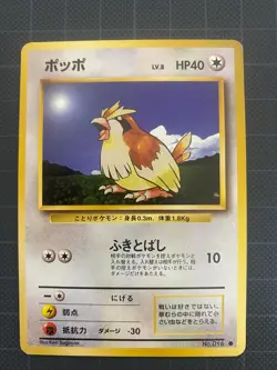 Pokemon Card Pidgey Lv.8 No.016 OLD BACK JAPAN EDITION 1 - Image 1