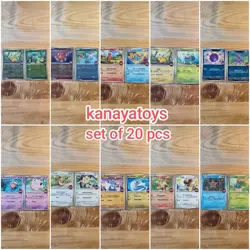 Pokemon Indonesia Exclusive Choki Choki Promo Card Complete Set 20 Pcs - Image 1