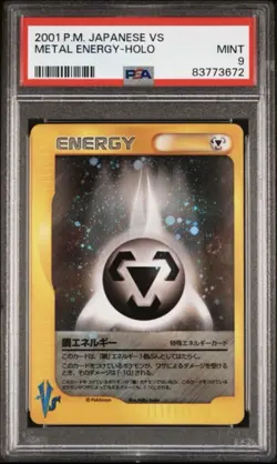 PSA 9 Metal Energy Holo Japanese Vs Series 2001 Graded Pokemon Card - Image 1