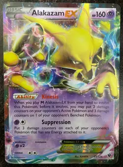 Alakazam EX 25/124 Holofoil Ultra Rare XY Fates Collide | LP | Pokemon TCG Card - Image 1