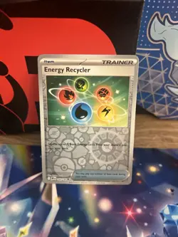 Pokemon TCG Destined Rivals Pokemon Reverse Holo Energy Recycler - Image 1