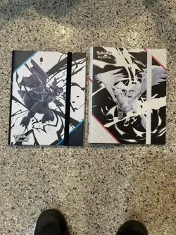 Pokemon Black Bolt & White Flare BINDER ONLY *BOTH - 1 of Each* - NEW! - Image 1