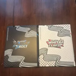Pokemon Black Bolt & White Flare BINDER ONLY *BOTH - 1 of Each* - NEW! - Image 2