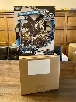 Pokemon Black Bolt Binder Collection 6 Box Sealed Case SEE PHOTOS - Image 1