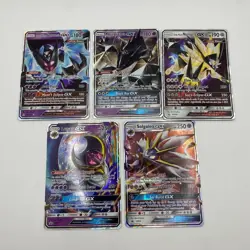 Solgaleo GX, Lunala GX, Necrozma GX, Dawn Wings, Dusk Mane, Pokemon Cards - Image 1