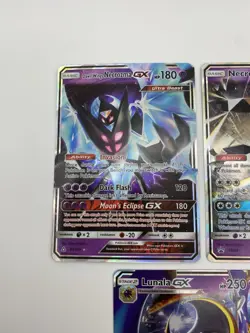 Solgaleo GX, Lunala GX, Necrozma GX, Dawn Wings, Dusk Mane, Pokemon Cards - Image 2