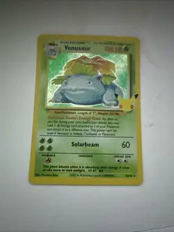 Pokemon TCG Venusaur Holo Rare Card 15/102 Celebrations 25th Anniversary - Image 1