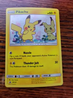 LP- Pikachu SM162 Sm Promos Holo Pokemon Card - Image 1