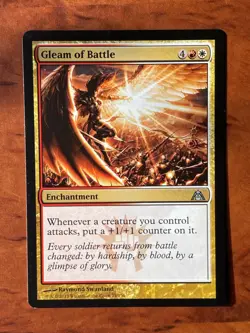 Gleam of Battle MTG Magic the Gathering Card NM Near Mint DGM - Image 1