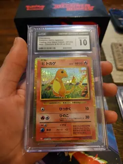 CGC 10 GEM MINT Charmander 001/032 CLASSIC Collection HOLO Japanese Pokemon Card - Image 2