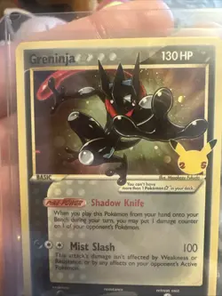 Pokemon Greninja Gold Star Holo Card SWSH144 Celebrations Promo - Image 4