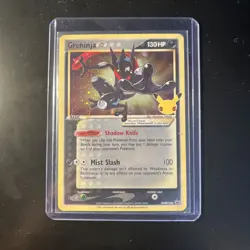 Pokemon Greninja Gold Star Holo Card SWSH144 Celebrations Promo - Image 1