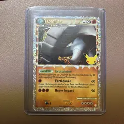 Donphan 107/123 Holo Full Art Ultra Rare Card Pokemon Celebrations: Classic - - Image 1