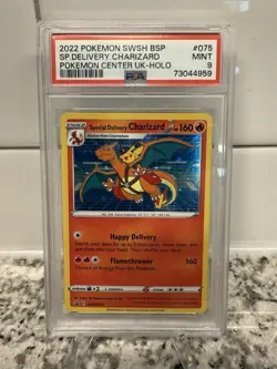 Special Delivery Charizard SWSH075 SWSH: Sword & Shield Promo Cards Holo PSA 9 - Image 1