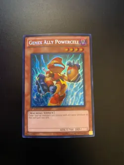 Yugioh Card Genex Ally Powercell HA04-EN002 SECRET RARE 1st Ed. - LP - Image 1