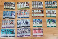 (52) Bandai ONE PIECE Holographics Holo Foils Trading Card Deck Builder Lot OPO1 - Image 1
