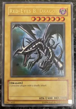 Red-Eyes B. Dragon SDJ-001 Starter Deck: Joey-Unlimited Edition Yu-Gi-Oh Card - Image 1