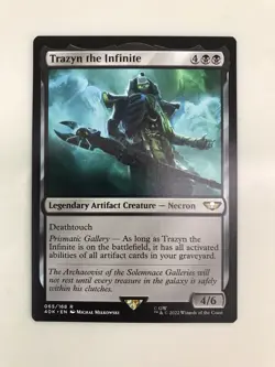 Trazyn the Infinite MTG Magic the Gathering Card NM Near Mint Warhammer 40K - Image 1