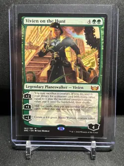 Vivien on the Hunt MTG Magic 2022 Streets of New Capenna NM - Image 1