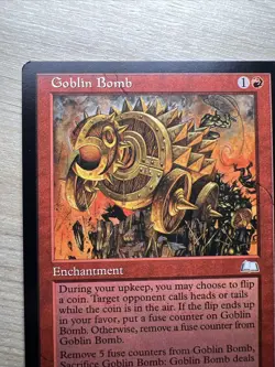 MTG Magic The Gathering - GOBLIN BOMB - Weatherlight - Image 4