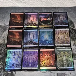 MTG : Full Art Foil Lands Only Mix Lot • 12 - Image 1