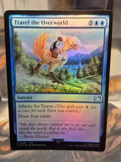 Travel the Overworld MTG Final Fantasy NM Uncommon U 0082 FFV Card Sorcery FOIL - Image 1