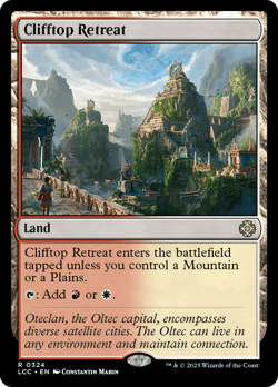 Clifftop Retreat - 324 - Commander: The Lost Caverns of Ixalan- Near Mint - MTG - Image 1