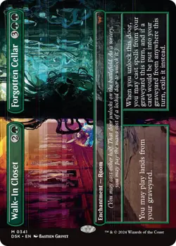MTG DSK NM Walk-In Closet // Forgotten Cellar (Borderless) - Image 1