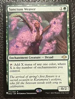 Mtg The List- Sanctum Weaver-20 Ways To Win- NM - Image 1