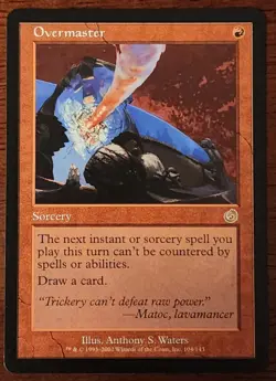 Overmaster MtG Torment LP Magic The Gathering - Image 1