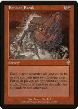 1 x Bend or Break - Invasion - LP - Magic The Gathering - MTG - Image 1
