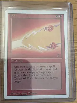 Magic the Gathering: Fork: Revised Edition: Lightly Played (Excellent) - Image 1