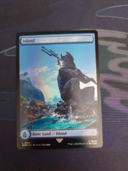 MTG Island (0104) (Full Art Foil) [Assassin's Creed, Near Mint] - Image 1