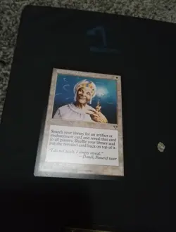 MTG Mirage Enlightened Tutor (LP) - Art: Dan Frazier - Image 1